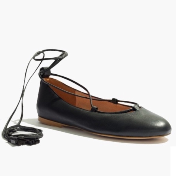 Madewell Shoes - MADEWELL Inga lace up ballet flats